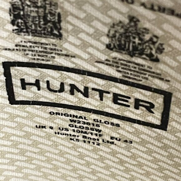 Pillar Box Gloss red Hunter boots w11 - Picture 6 of 6